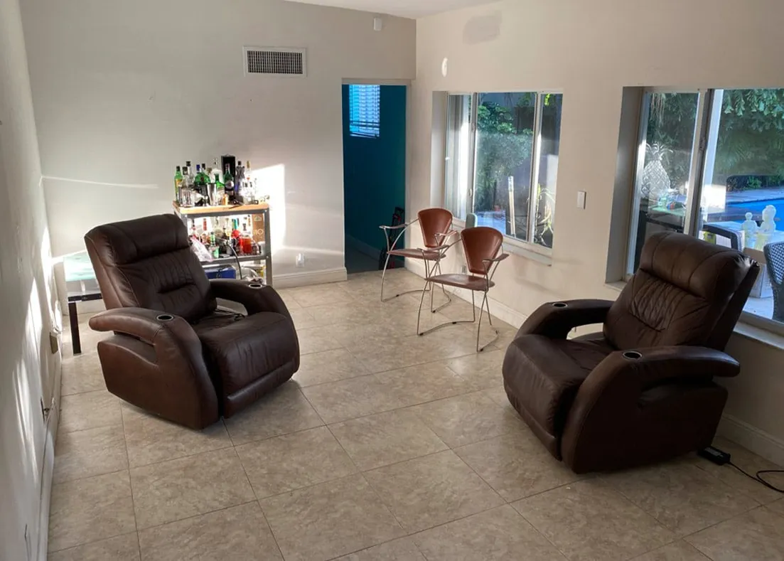 Coral Gables interior before the renovation