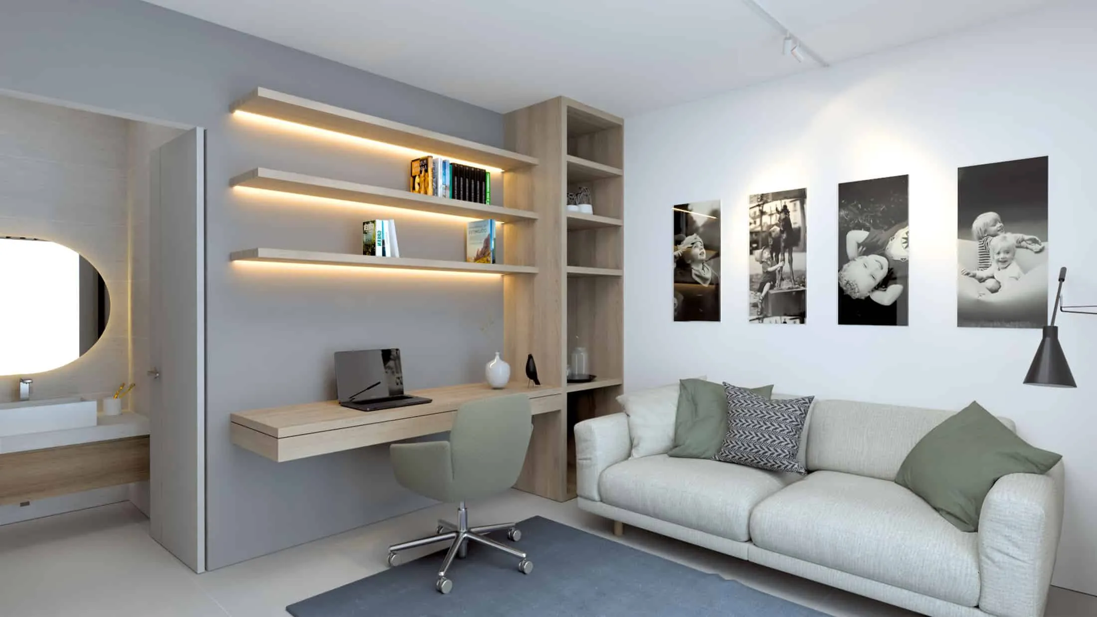 Rendering of the penthouse interior