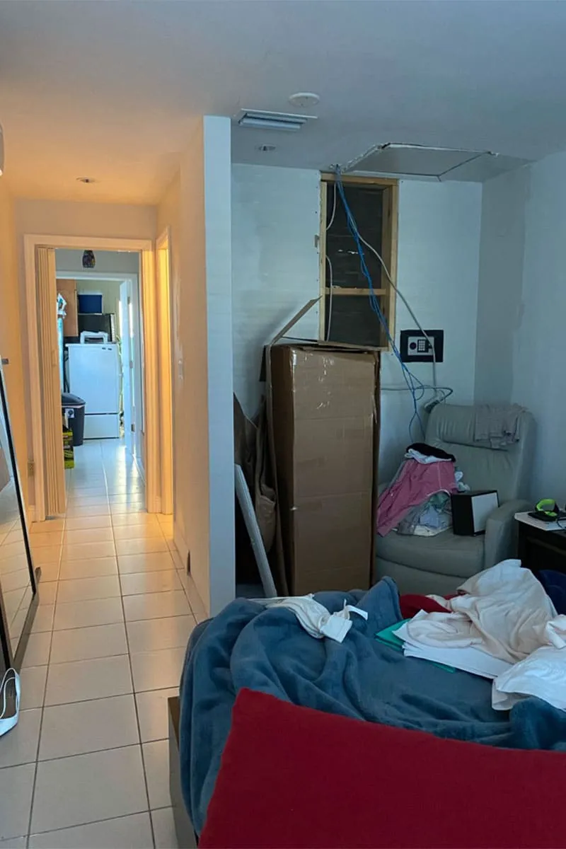 Coral Gables interior before the renovation