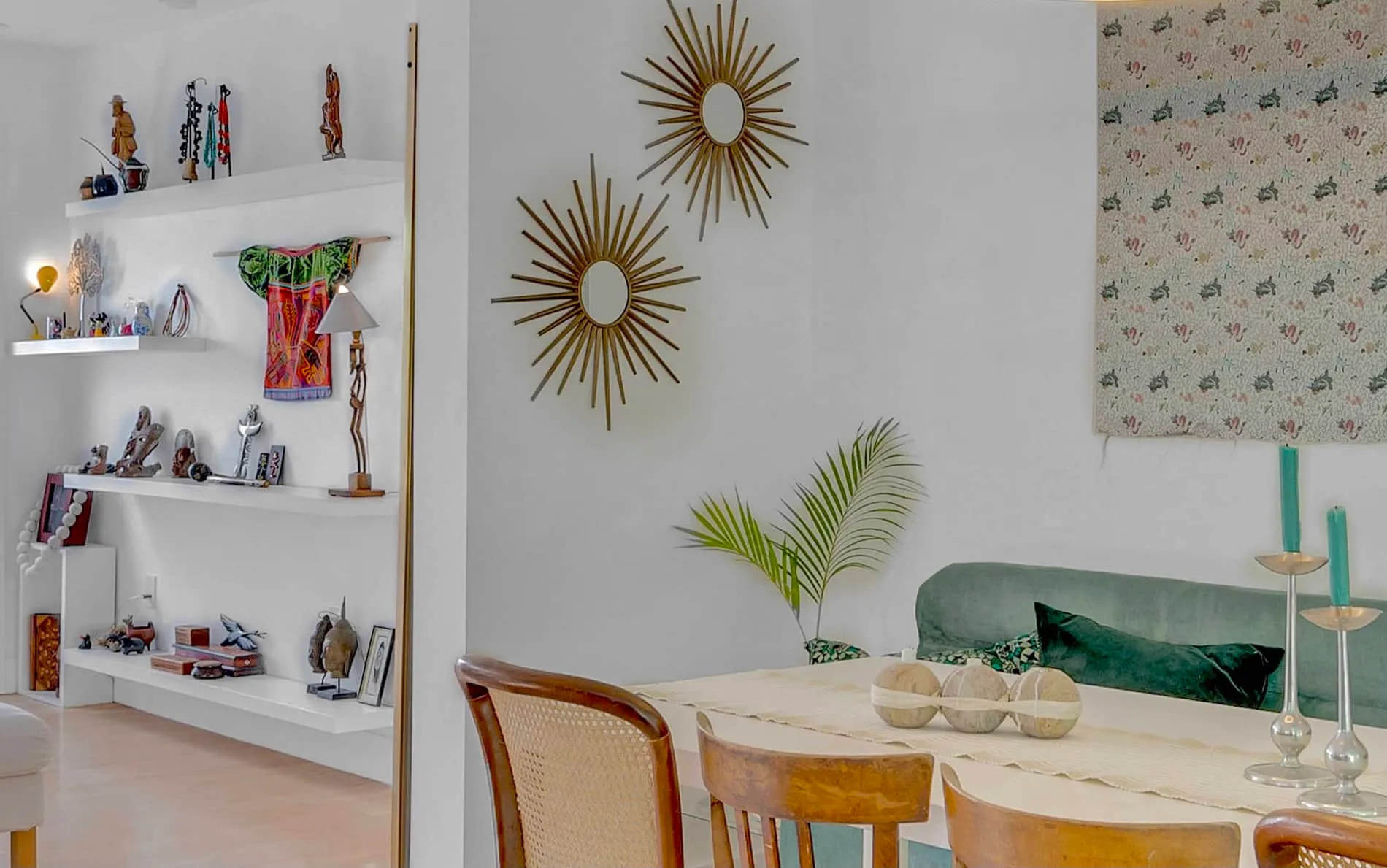 Coconut Grove home renovation - dining room designed by Beatrice Leupold