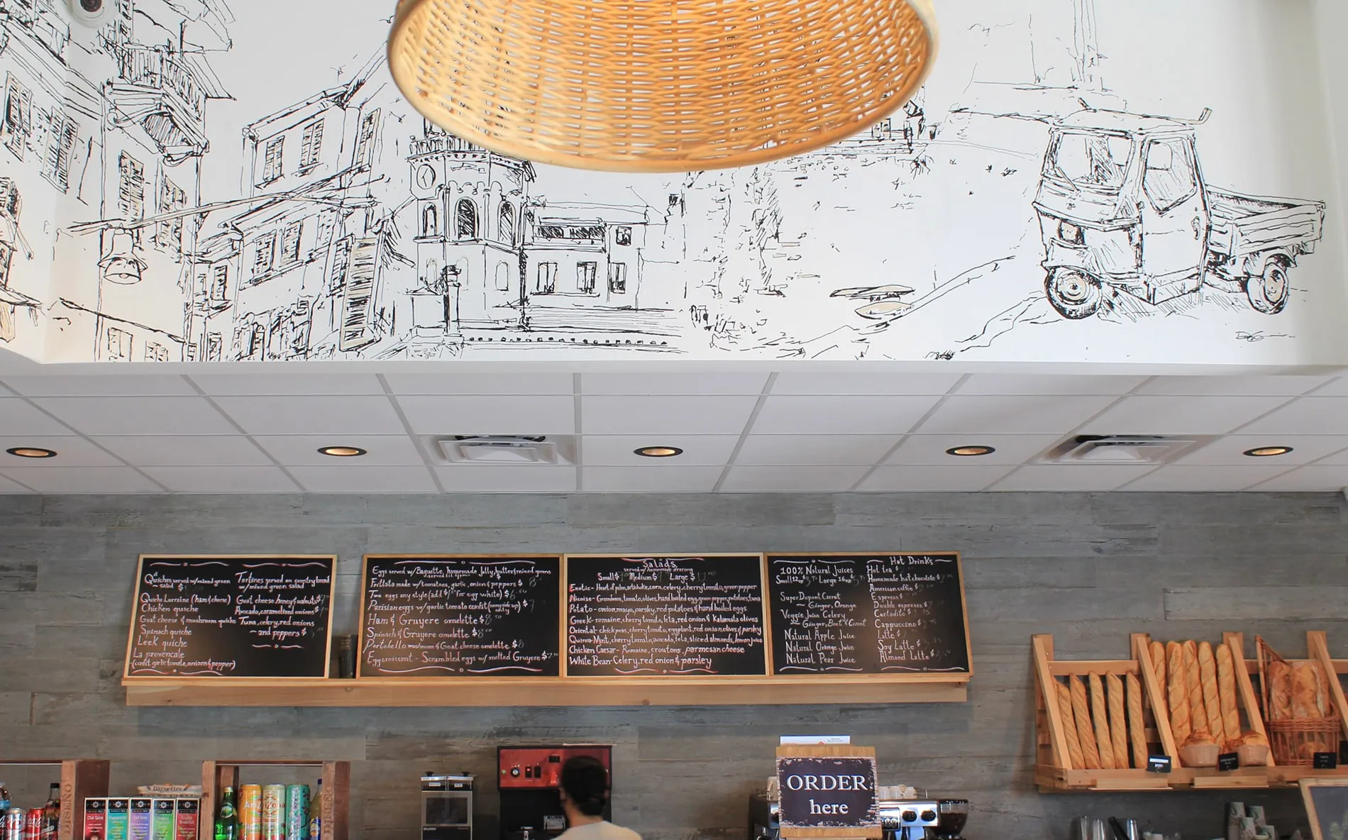 Café Crème Miami Restaurant — interior by Oui Bea