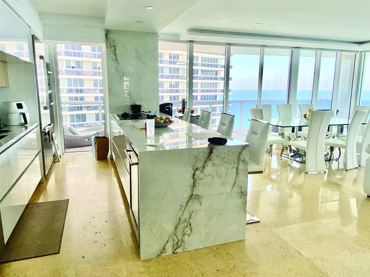 Penthouse interior before the transformation