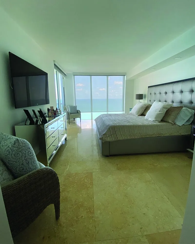 Penthouse interior before the transformation