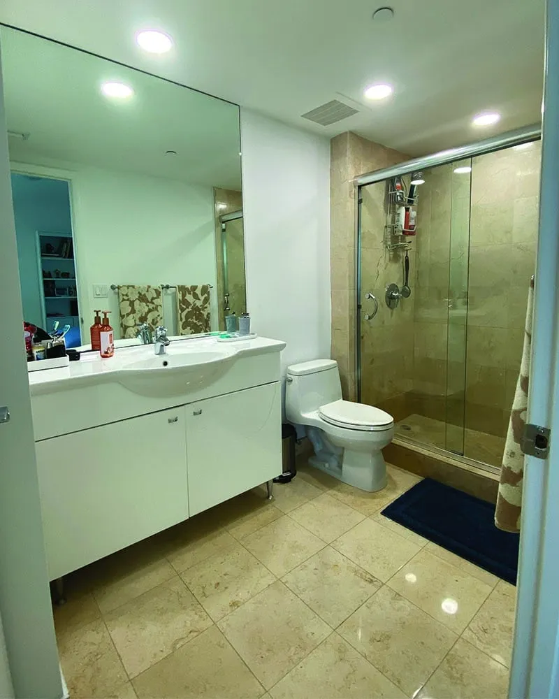 Penthouse interior before the transformation