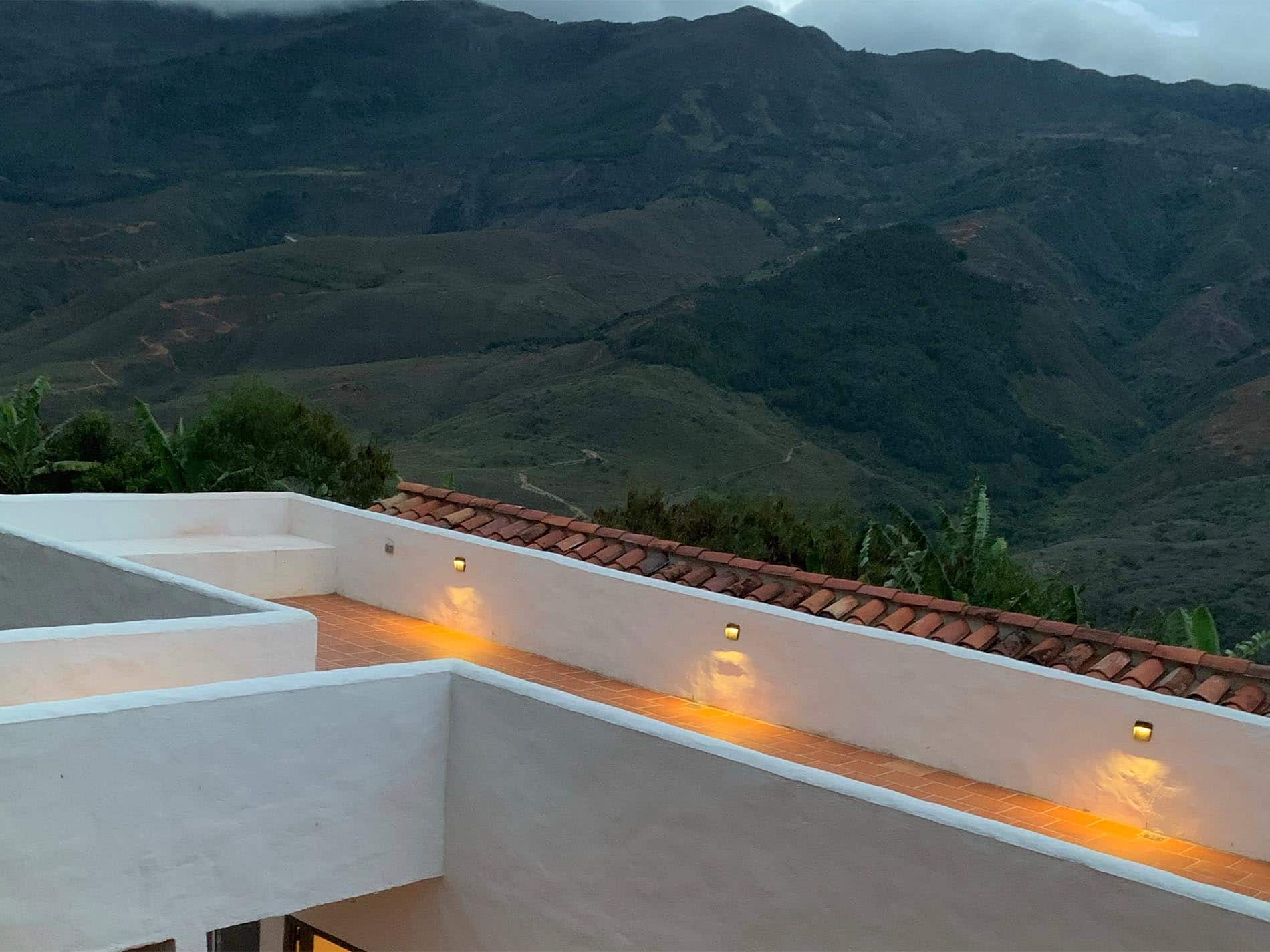 1 Eco-Retreat Colombia - picture of the ground being excavated to begin placing the ground work